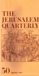 The Jerusalem Quarterly ; Number Fifty, Spring 1989